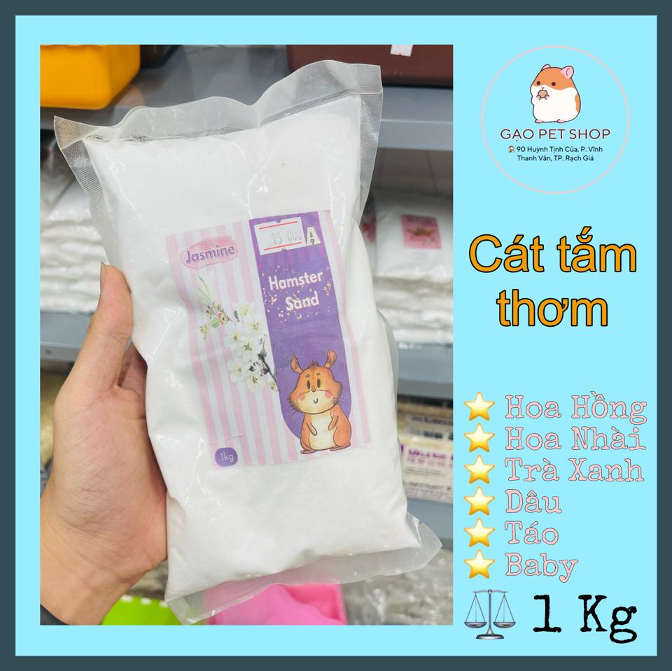 Cát tắm thơm Hamster 1kg-duoc-ban-tai-Gạo Pet Shop