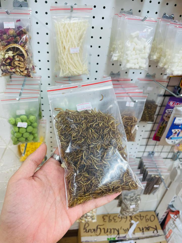 Sâu gạo rang dành cho Hamster túi zip-duoc-ban-tai-Gạo Pet Shop
