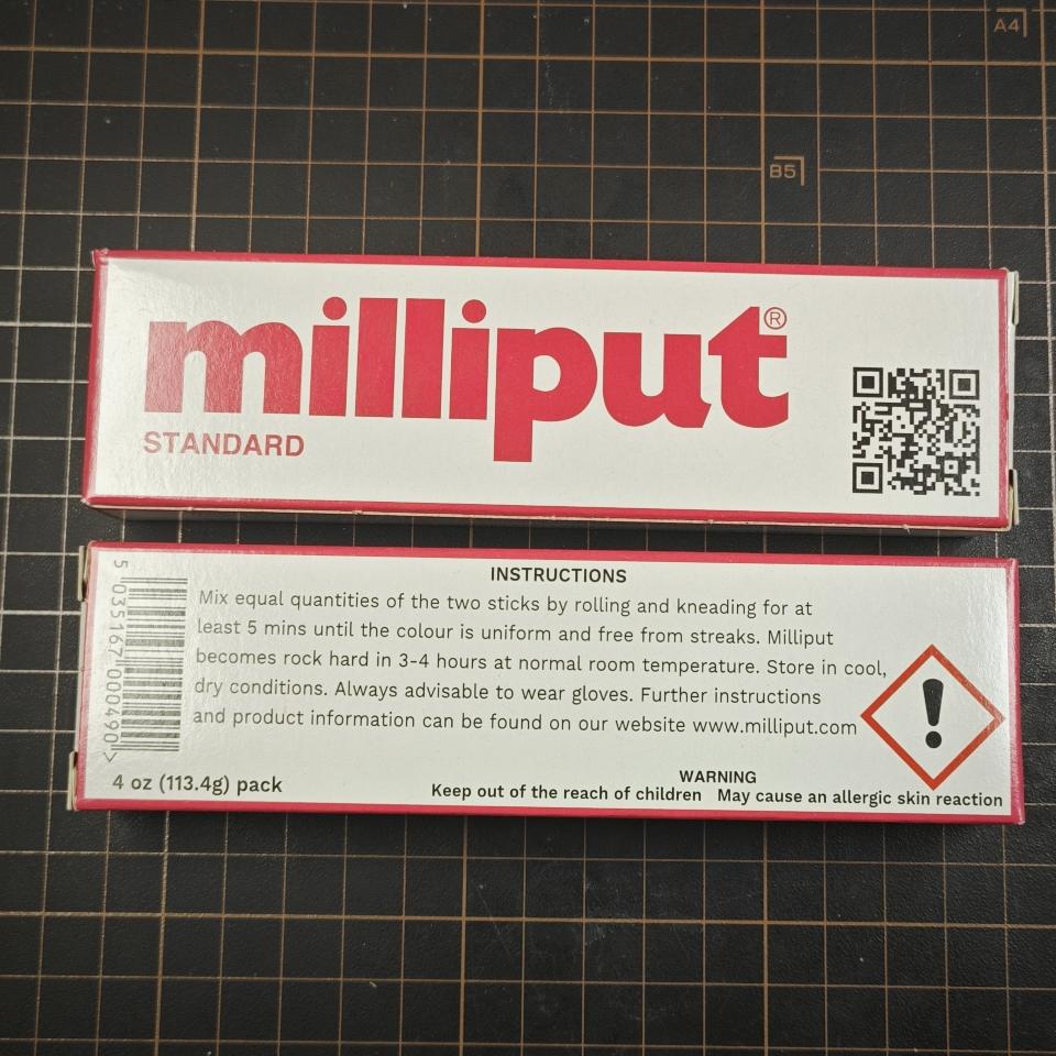 Milliput Standard 100g - Bột Trám Epoxy Putty 2 Thành Phần-duoc-ban-tai-OCD Studio