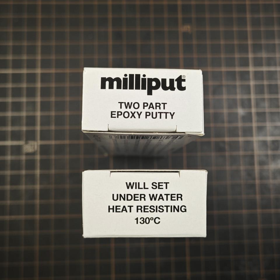 Miliput Superfine White 100g - Bột Trám Siêu Mịn Epoxy Putty Hai Thành Phần-duoc-ban-tai-OCD Studio