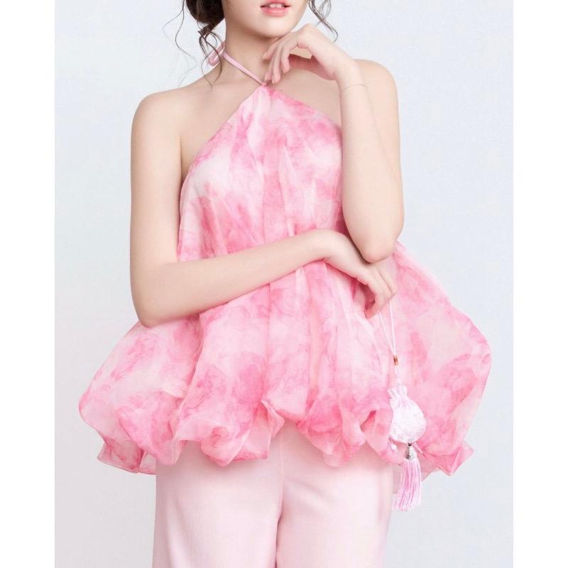 HỒNG - Set yếm Hải Thư 120k - Aguja-duoc-ban-tai-MICHIDO - CHO THUÊ VÁY ĐẦM XINH