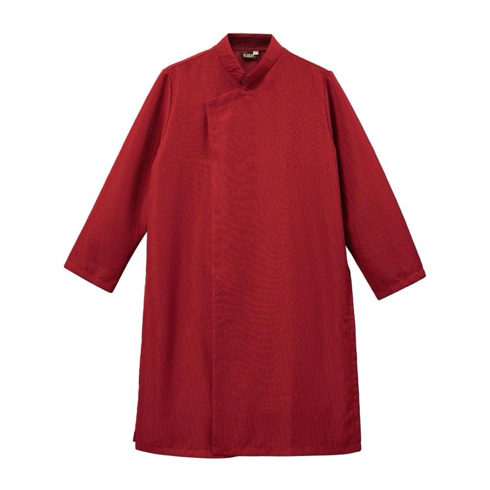 (X2)Size L - ĐỎ - Áo dài nam GIDI -duoc-ban-tai-MICHIDO - CHO THUÊ VÁY ĐẦM XINH