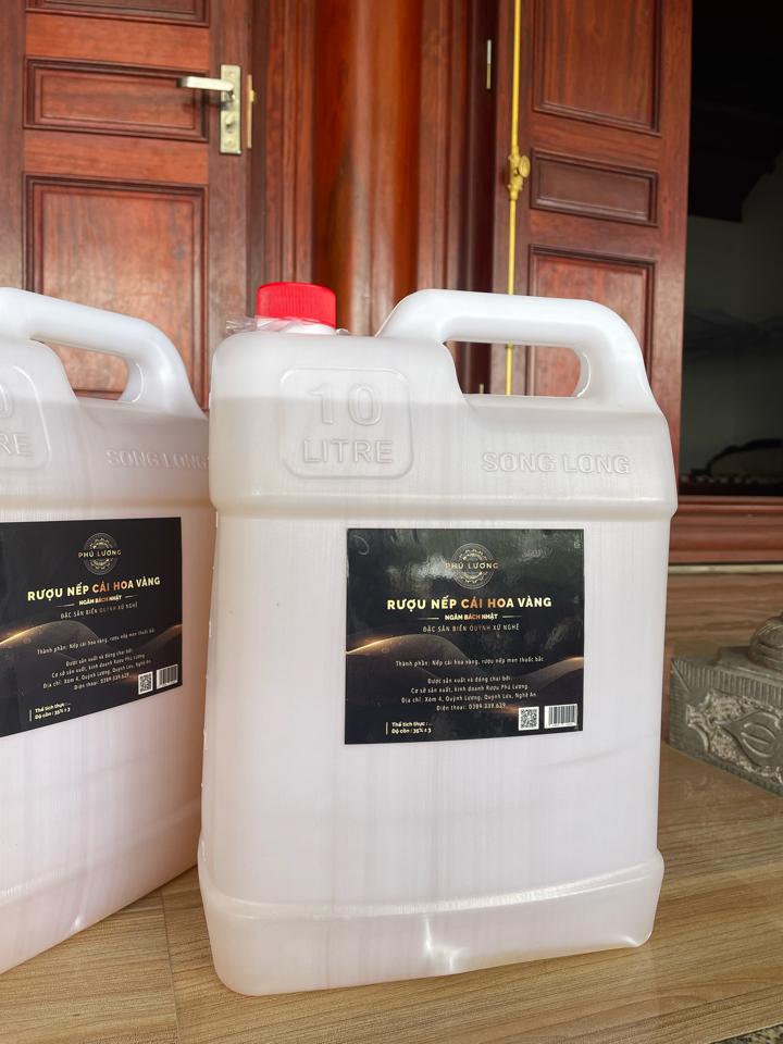 Rượu nếp cái hoa vàng - bình 5 lít-duoc-ban-tai-Rượu Phú Lương