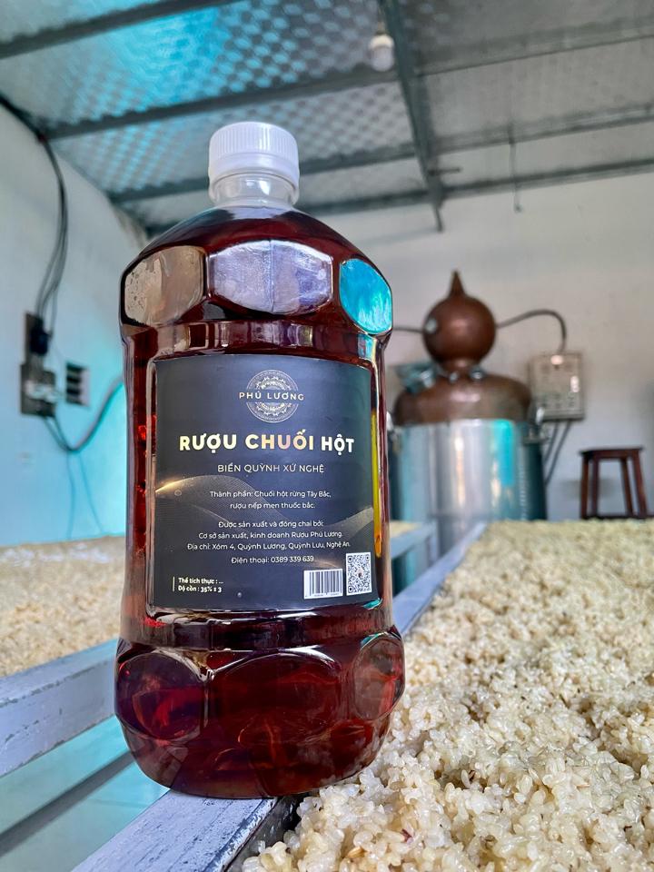 Rượu chuối hột rừng Tây Nguyên - bình 2 lít-duoc-ban-tai-Rượu Phú Lương