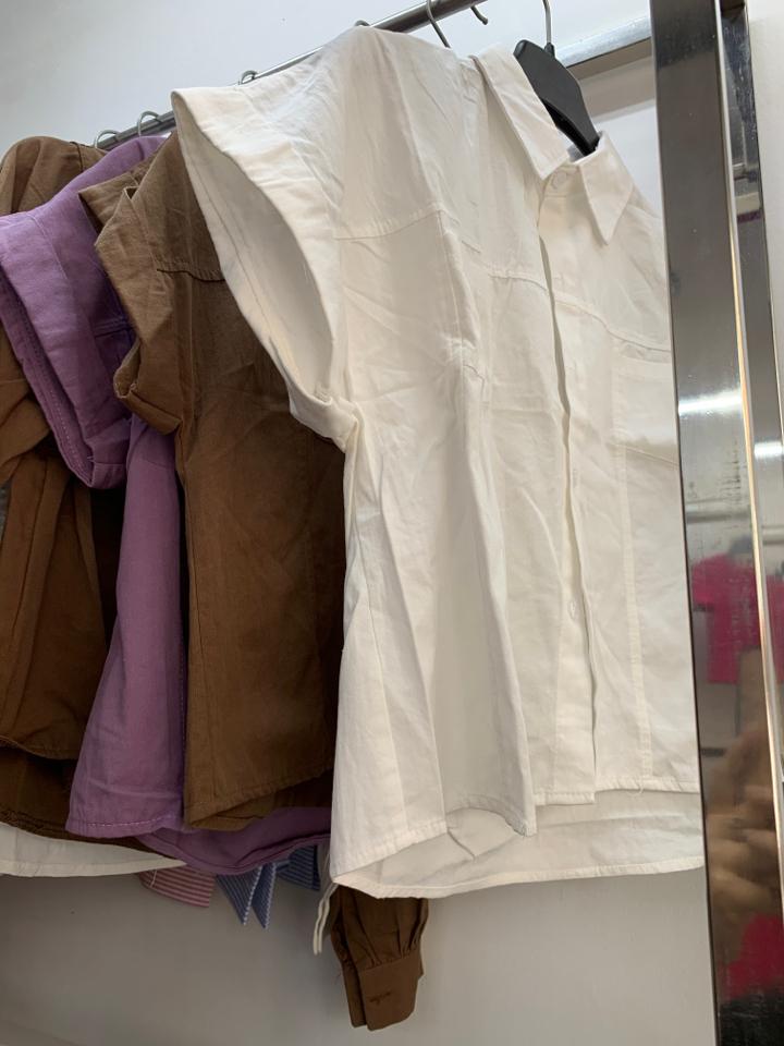 Áo sơ mi thô cộc tay-duoc-ban-tai-Thùy Dương shop