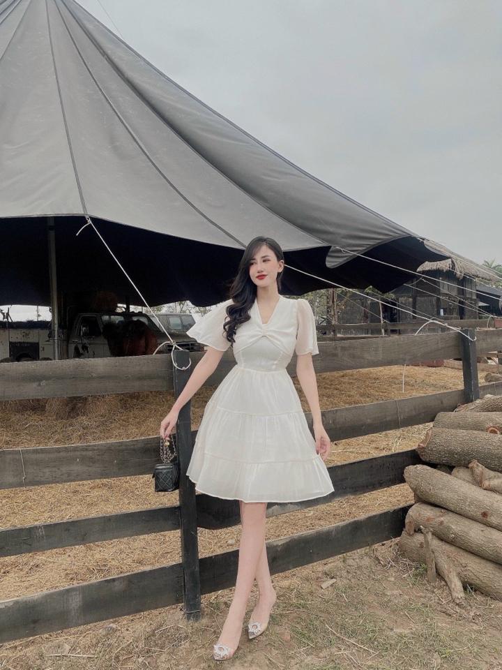 Váy tơ lơ tầng-duoc-ban-tai-Thùy Dương shop