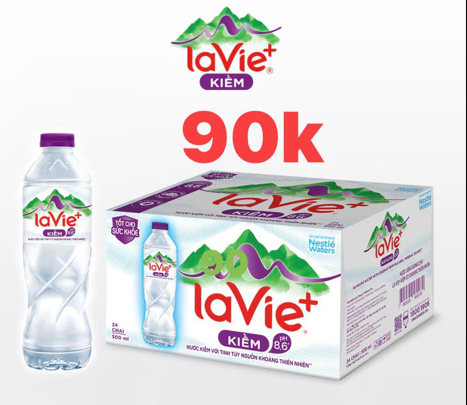 lavie kiềm 500ml-duoc-ban-tai-Đại Lý Nước khoáng 🌾 Gạo Thanh Nhàn