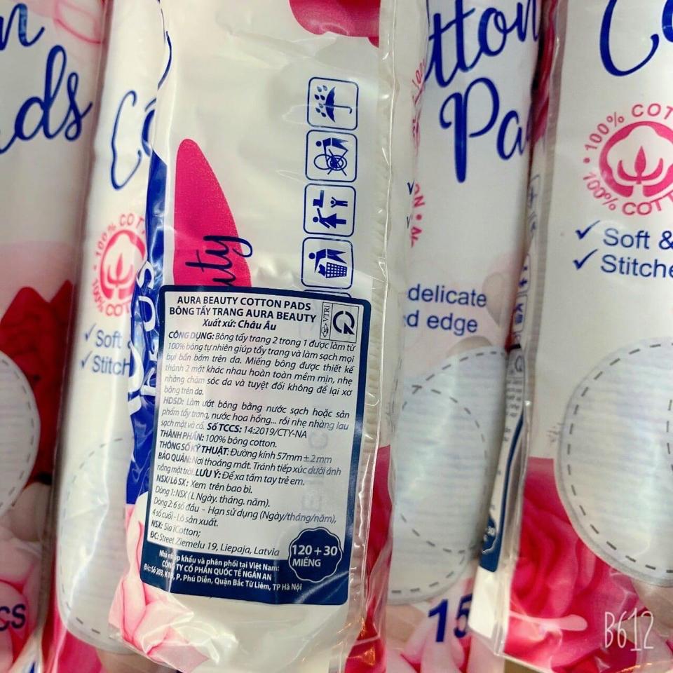 Bông Tẩy Trang Aura 150m -duoc-ban-tai-𝑮𝒂̣𝒐 𝑪𝒐𝒔𝒎𝒆𝒔𝒕𝒊𝒄𝒔