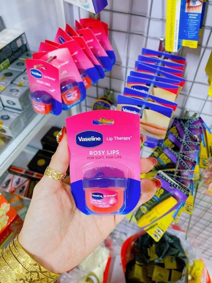 Dưỡng Môi Vaseline Mỹ 7g ( Hồng )-duoc-ban-tai-𝑮𝒂̣𝒐 𝑪𝒐𝒔𝒎𝒆𝒔𝒕𝒊𝒄𝒔
