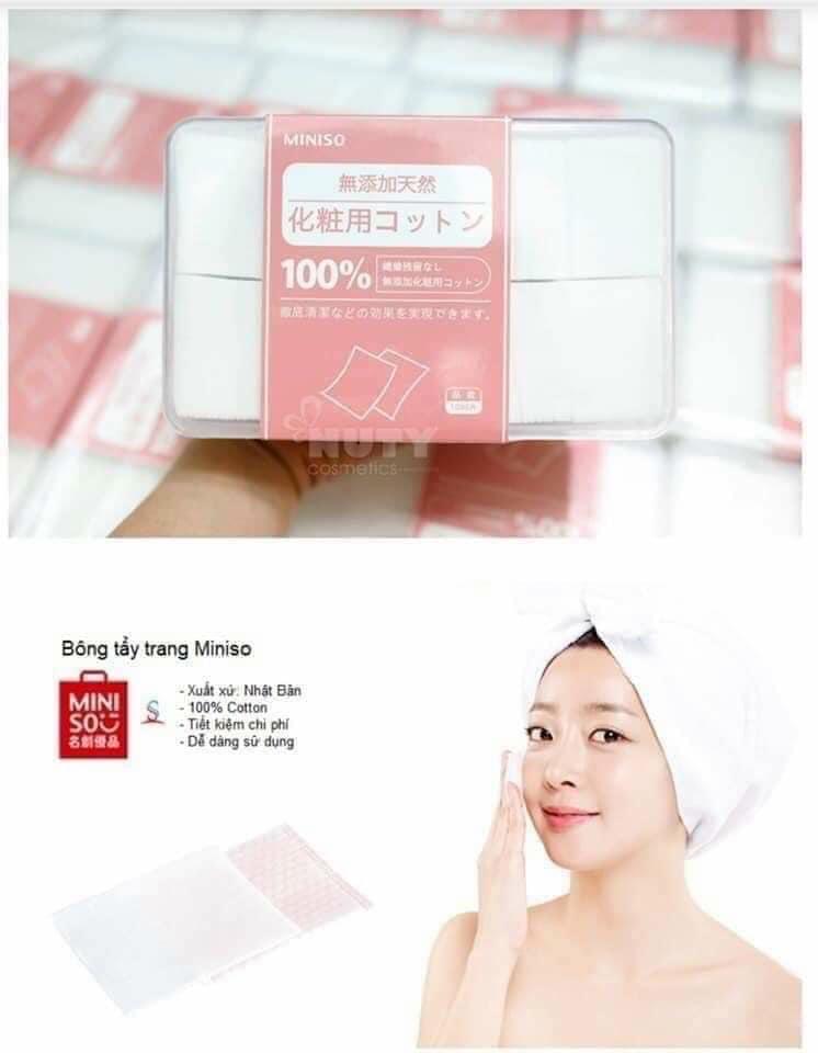 Bông Tẩy Trang Miniso 1000m -duoc-ban-tai-𝑮𝒂̣𝒐 𝑪𝒐𝒔𝒎𝒆𝒔𝒕𝒊𝒄𝒔