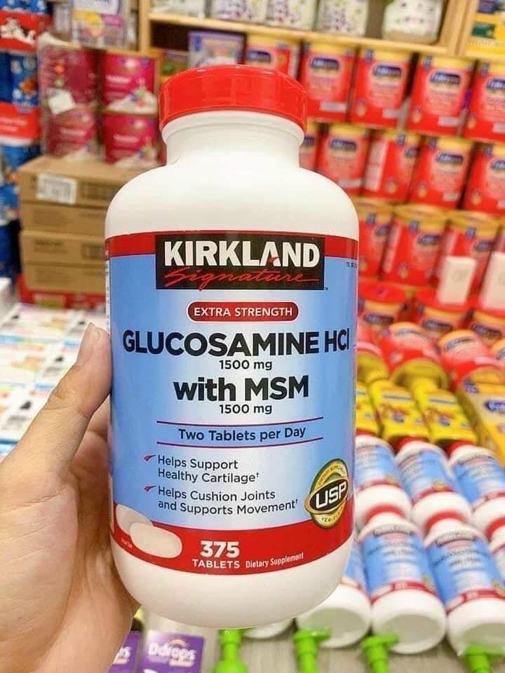 Viên Uống Bổ Khớp Glucosamin 375v Kirkland Mỹ-duoc-ban-tai-𝑮𝒂̣𝒐 𝑪𝒐𝒔𝒎𝒆𝒔𝒕𝒊𝒄𝒔