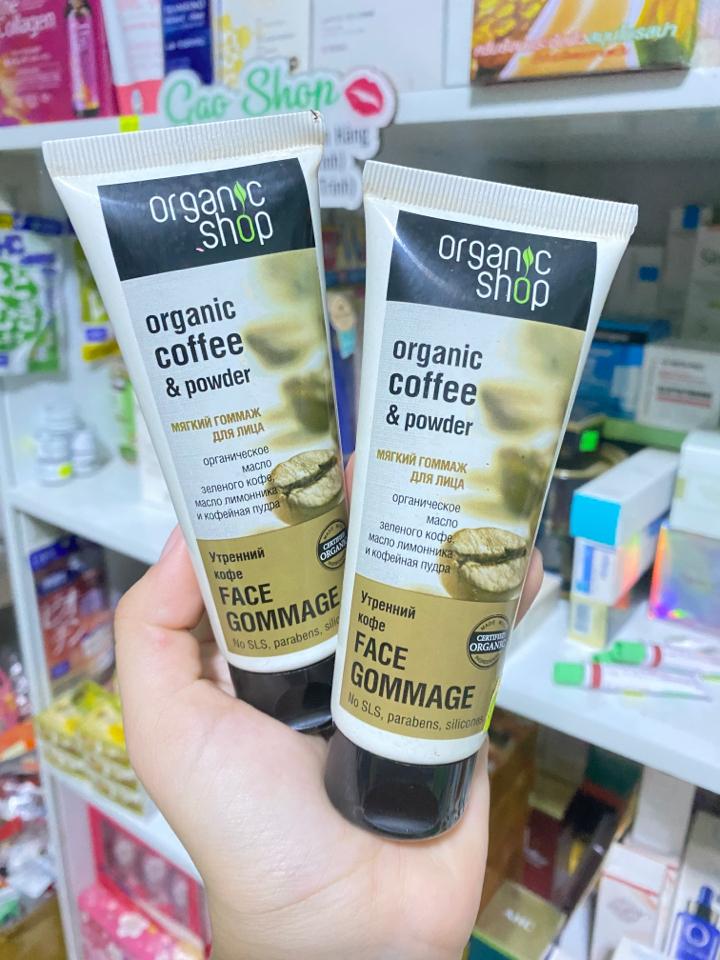 Tẩy Tế Bào Chết Coffee Orgranic Shop -duoc-ban-tai-𝑮𝒂̣𝒐 𝑪𝒐𝒔𝒎𝒆𝒔𝒕𝒊𝒄𝒔