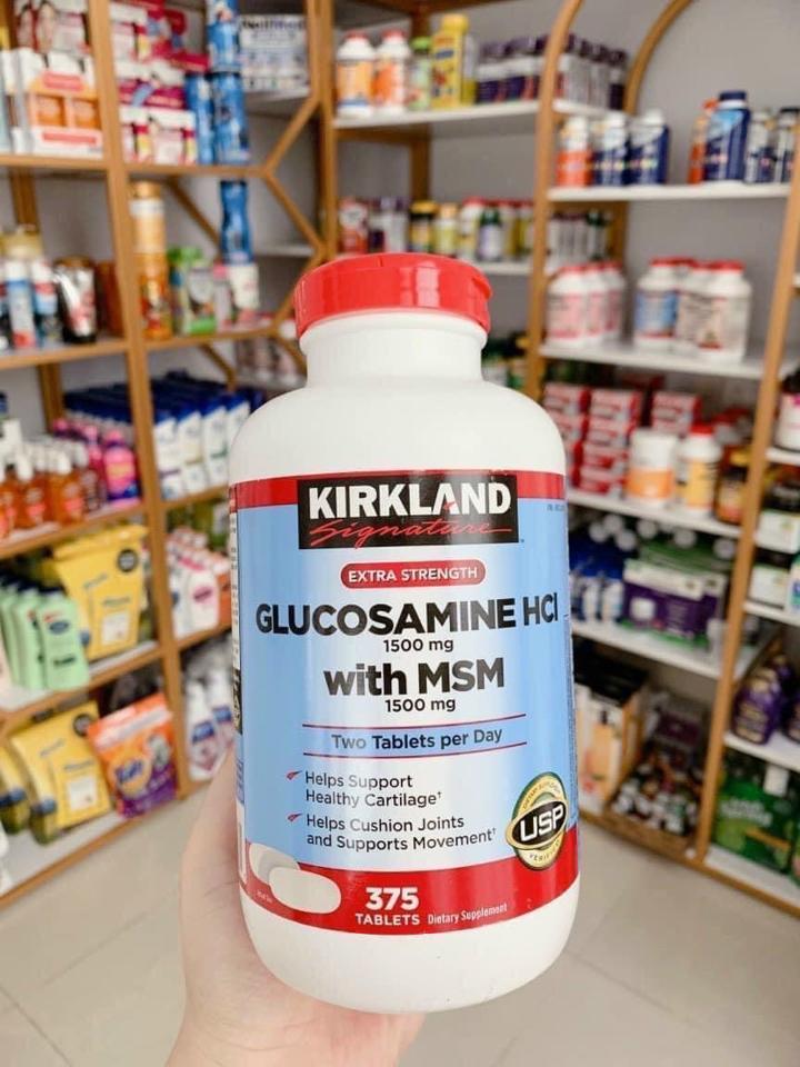 Viên Uống Bổ Khớp Glucosamin 375v Kirkland Mỹ-duoc-ban-tai-𝑮𝒂̣𝒐 𝑪𝒐𝒔𝒎𝒆𝒔𝒕𝒊𝒄𝒔