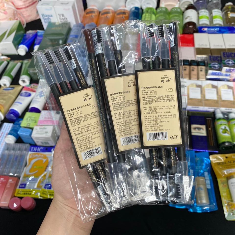Chì kẻ mày Haozhuang có đầu chải chống nước #03-duoc-ban-tai-𝑮𝒂̣𝒐 𝑪𝒐𝒔𝒎𝒆𝒔𝒕𝒊𝒄𝒔