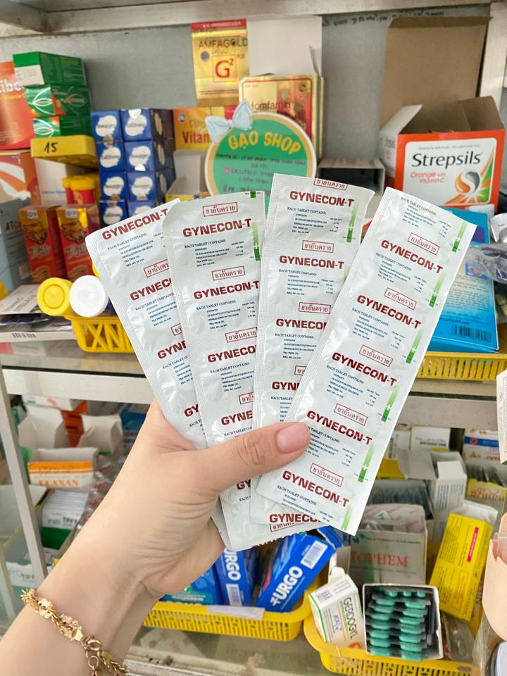 Viên Đặt Gynecon Thailan vỉ 5 viên-duoc-ban-tai-𝑮𝒂̣𝒐 𝑪𝒐𝒔𝒎𝒆𝒔𝒕𝒊𝒄𝒔