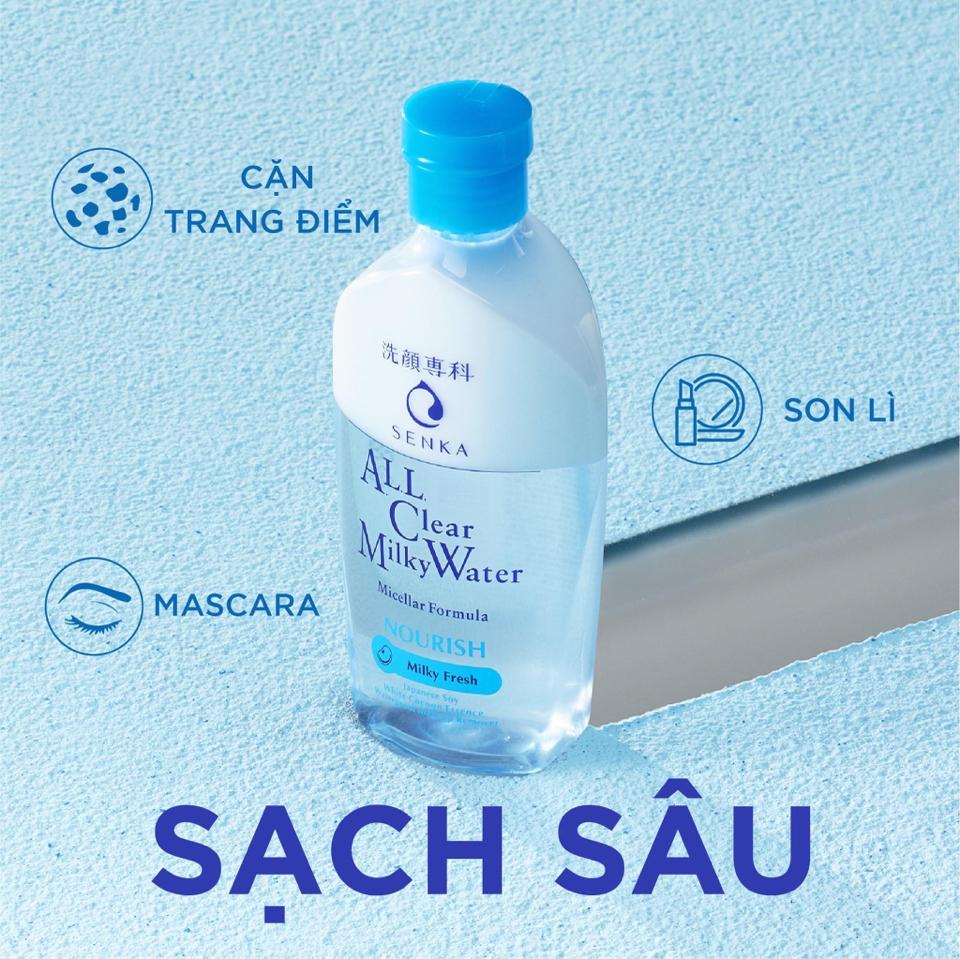 Nước & Sữa Tẩy Trang 2 Lớp Senka Không Cồn-duoc-ban-tai-𝑮𝒂̣𝒐 𝑪𝒐𝒔𝒎𝒆𝒔𝒕𝒊𝒄𝒔
