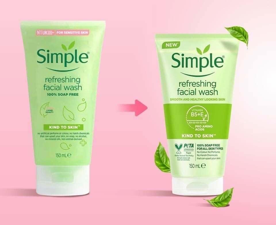 Sữa Rửa Mặt Simple Mẫu mới 2022 150ml-duoc-ban-tai-𝑮𝒂̣𝒐 𝑪𝒐𝒔𝒎𝒆𝒔𝒕𝒊𝒄𝒔