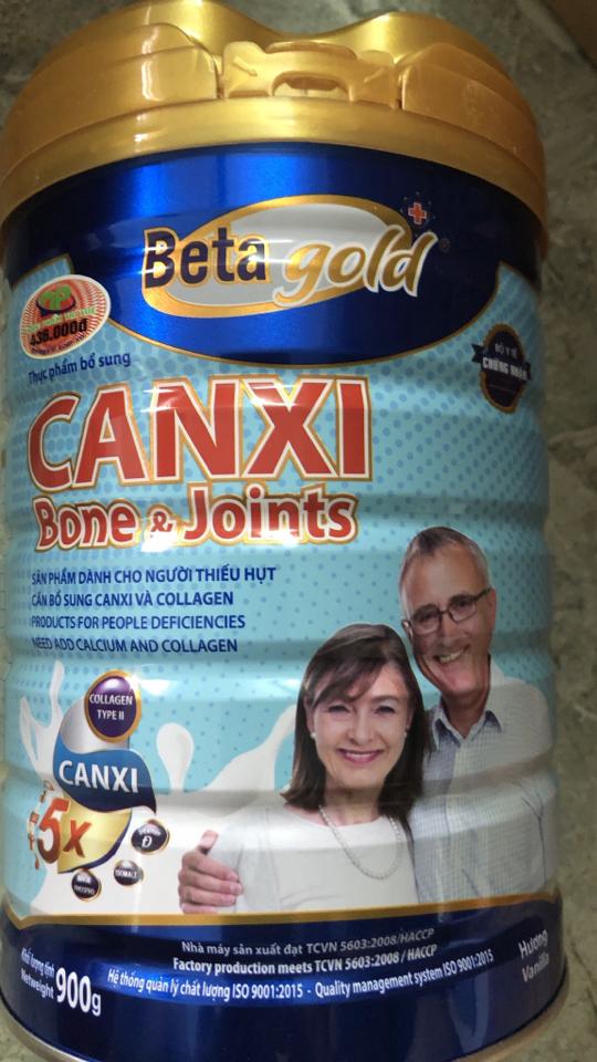 Sữa bột Dinh Dưỡng Y Tế Betagold Canxi Bone & Joints 900gr-duoc-ban-tai-Nhà Thuốc Ngọc Trúc