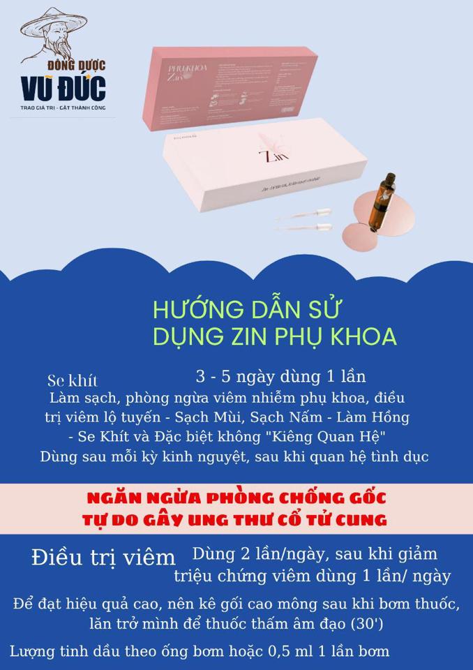Phụ Khoa ZIN-duoc-ban-tai-Nhà Thuốc Ngọc Trúc