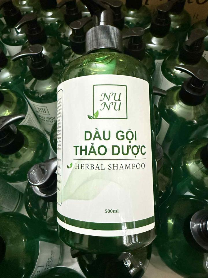 NuNu Herbal Shampoo – Dầu gội thảo dược 500ml -duoc-ban-tai-Trương Yến Oanh 