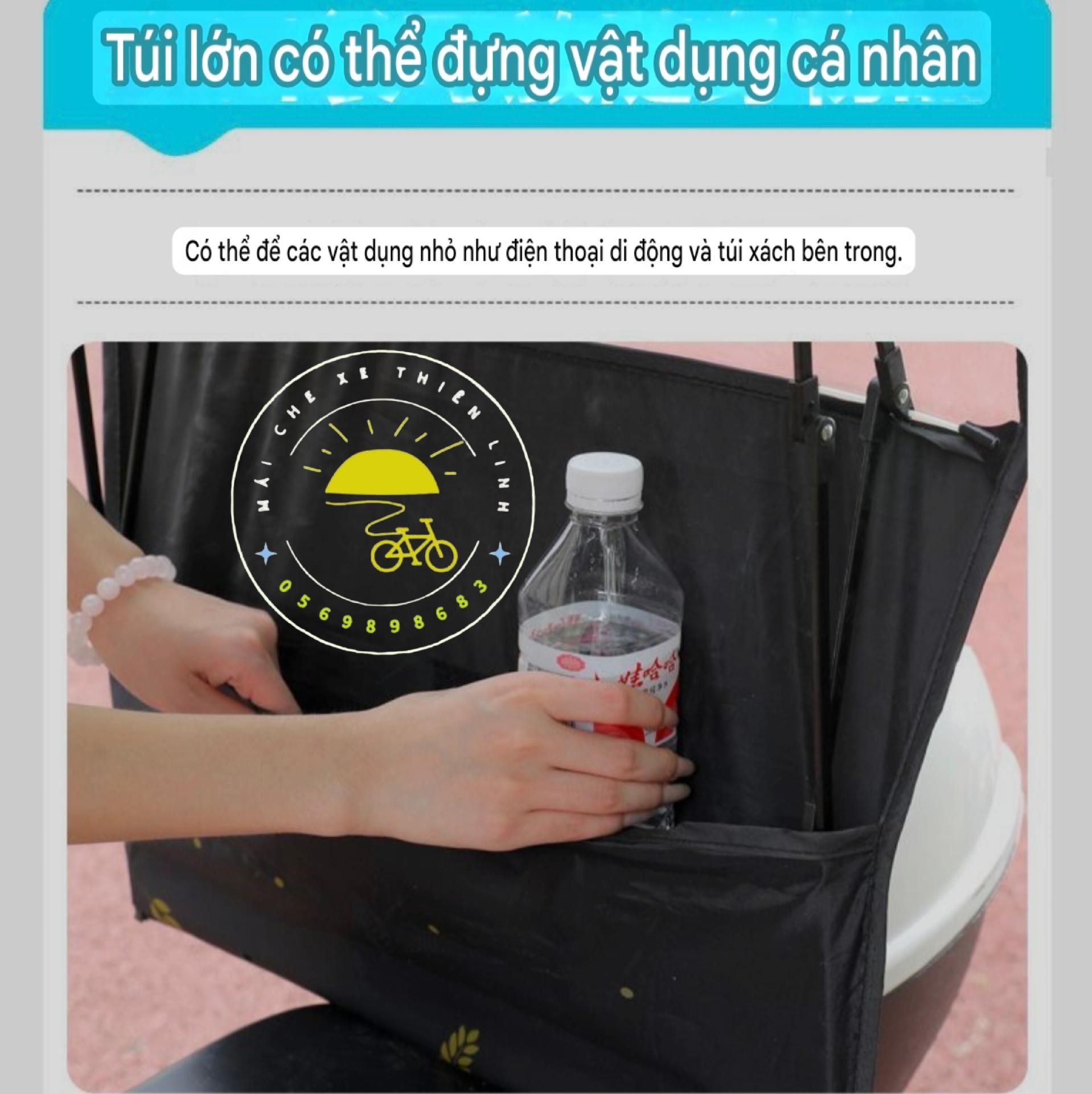 Mái che xe - bạt - đôi - gấp gọn phút mốt - lắp chân gương - 710-duoc-ban-tai-Mái che xe máy và xe điện Thiên Linh