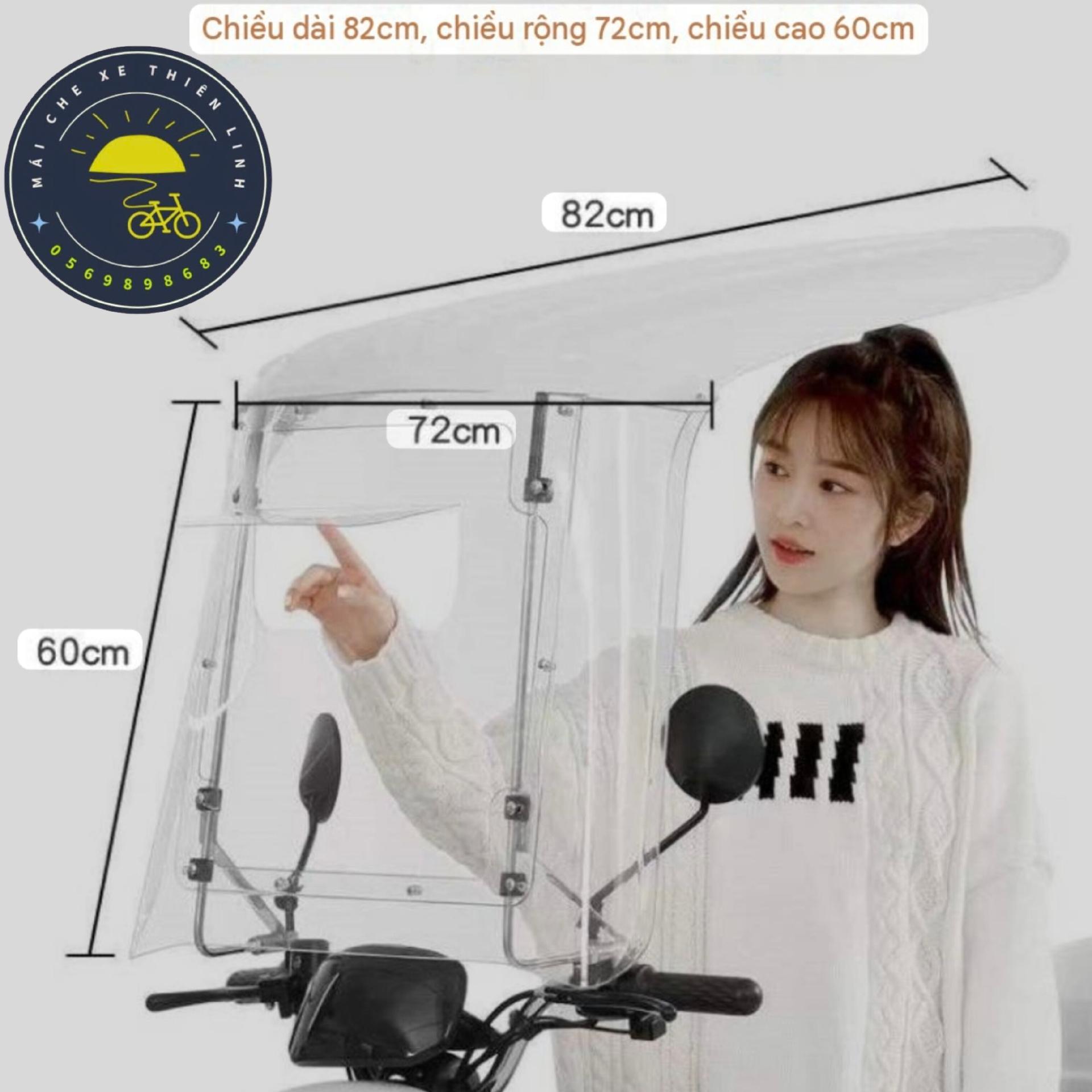 Mái che xe - nhựa - đôi - lắp chân gương - 720-duoc-ban-tai-Mái che xe máy và xe điện Thiên Linh