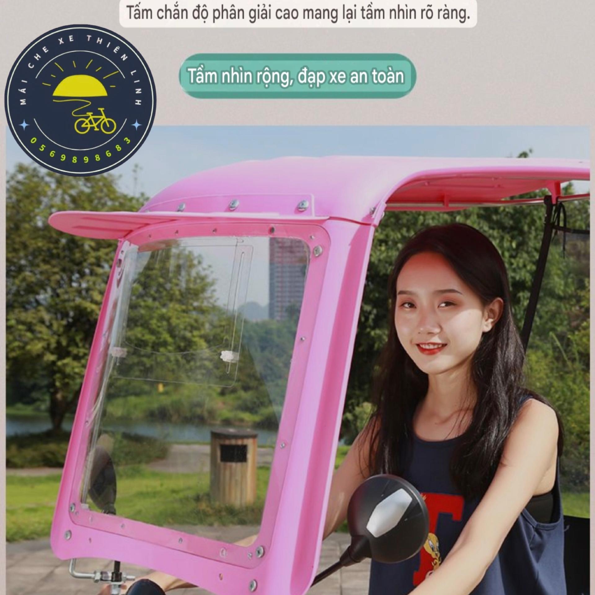 Mái che xe - nhựa - đôi - lắp chân gương - 1255-duoc-ban-tai-Mái che xe máy và xe điện Thiên Linh