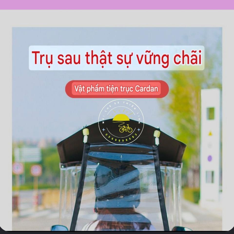 Mái che xe - nhựa - đôi - lắp chân gương - 770-duoc-ban-tai-Mái che xe máy và xe điện Thiên Linh