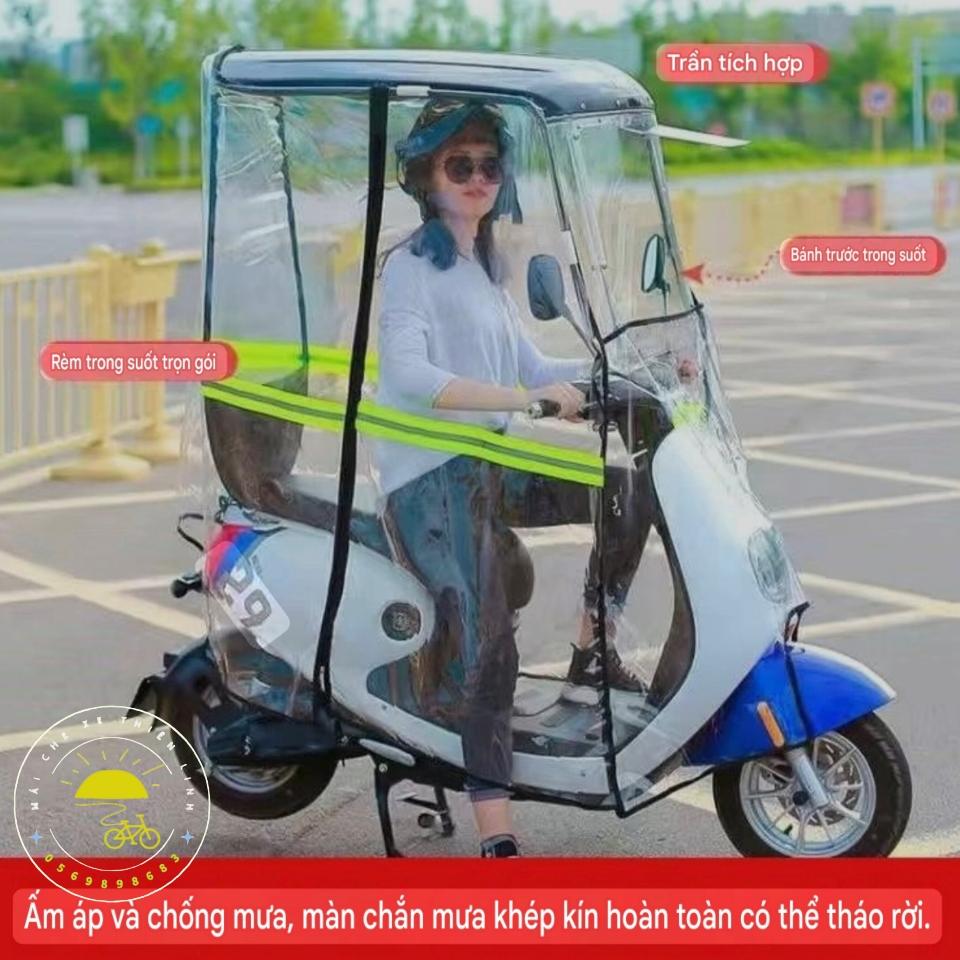 Mái che xe - nhựa - đôi - lắp chân gương - 770-duoc-ban-tai-Mái che xe máy và xe điện Thiên Linh