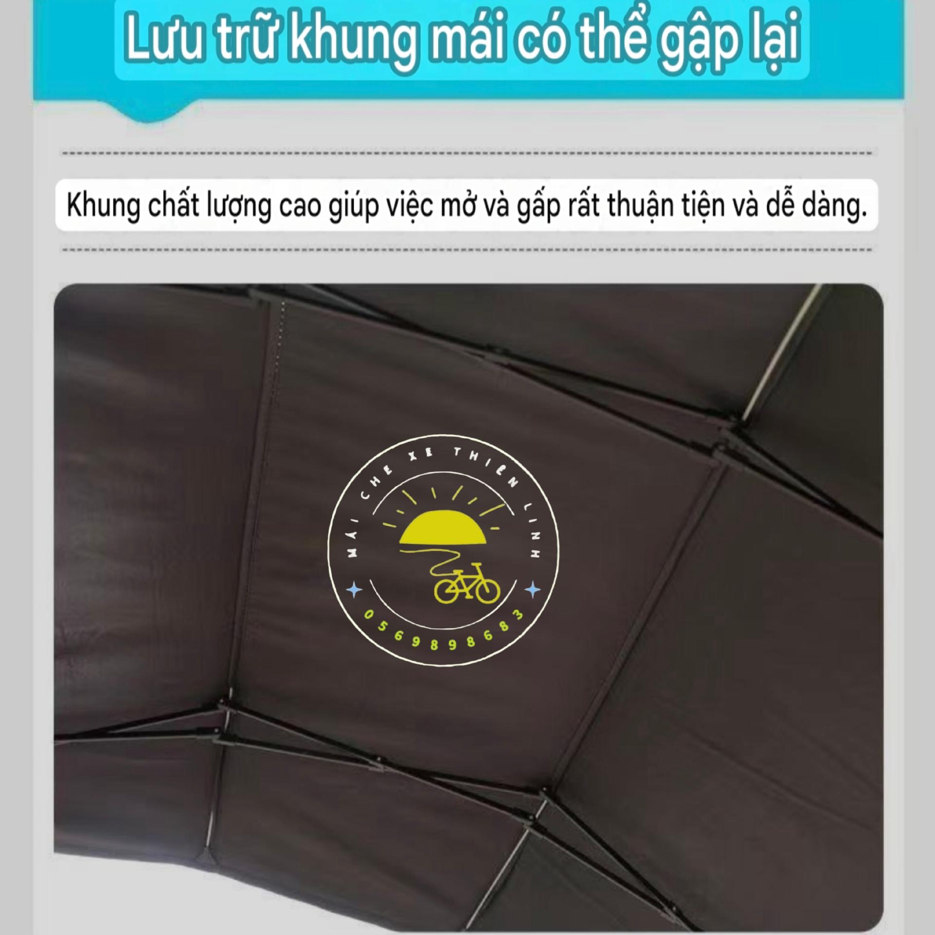 Mái che xe - bạt - đôi - gấp gọn phút mốt - lắp chân gương - 710-duoc-ban-tai-Mái che xe máy và xe điện Thiên Linh