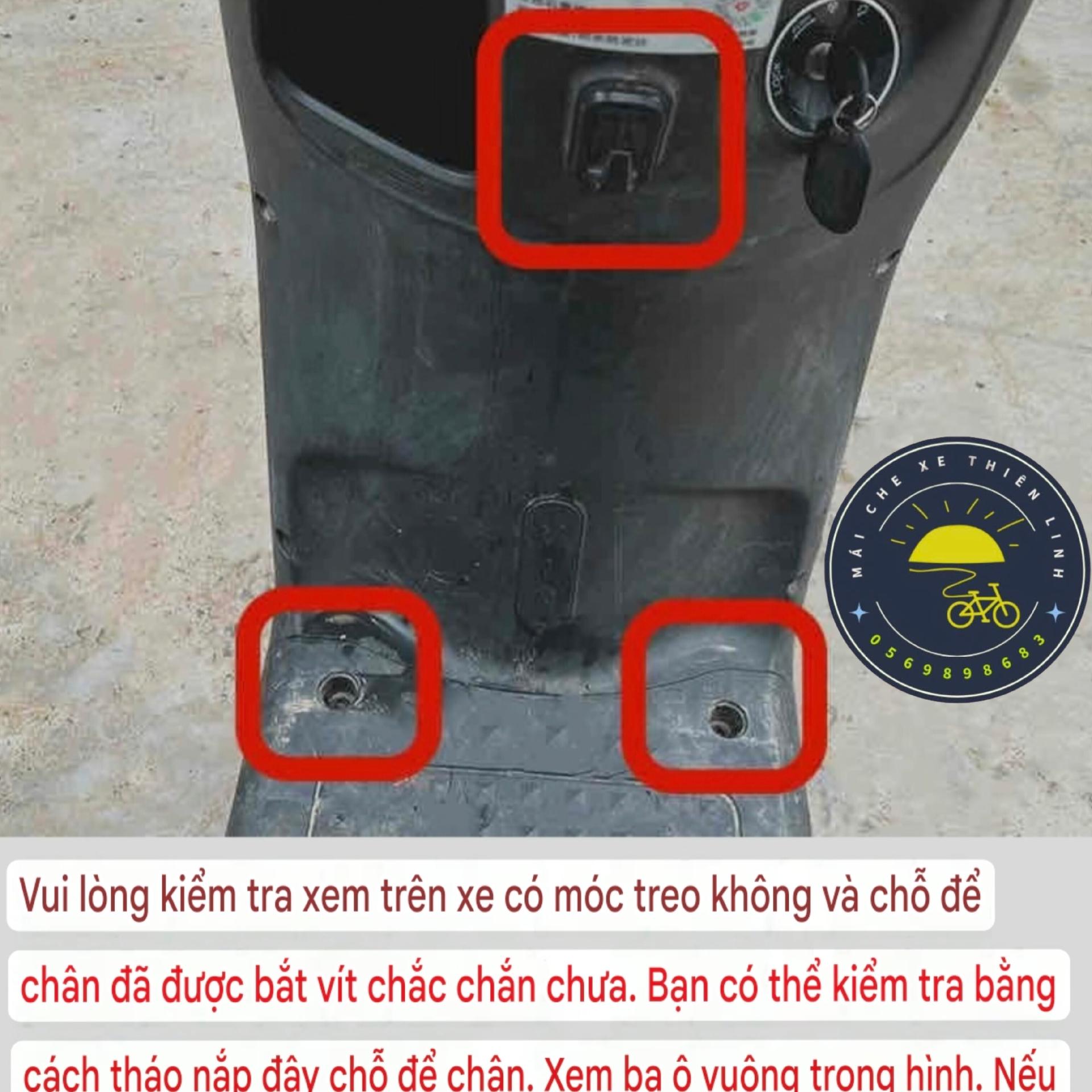 Mái che xe - khung inox - mái nhựa, composite - lắp thân xe - 1995-duoc-ban-tai-Mái che xe máy và xe điện Thiên Linh