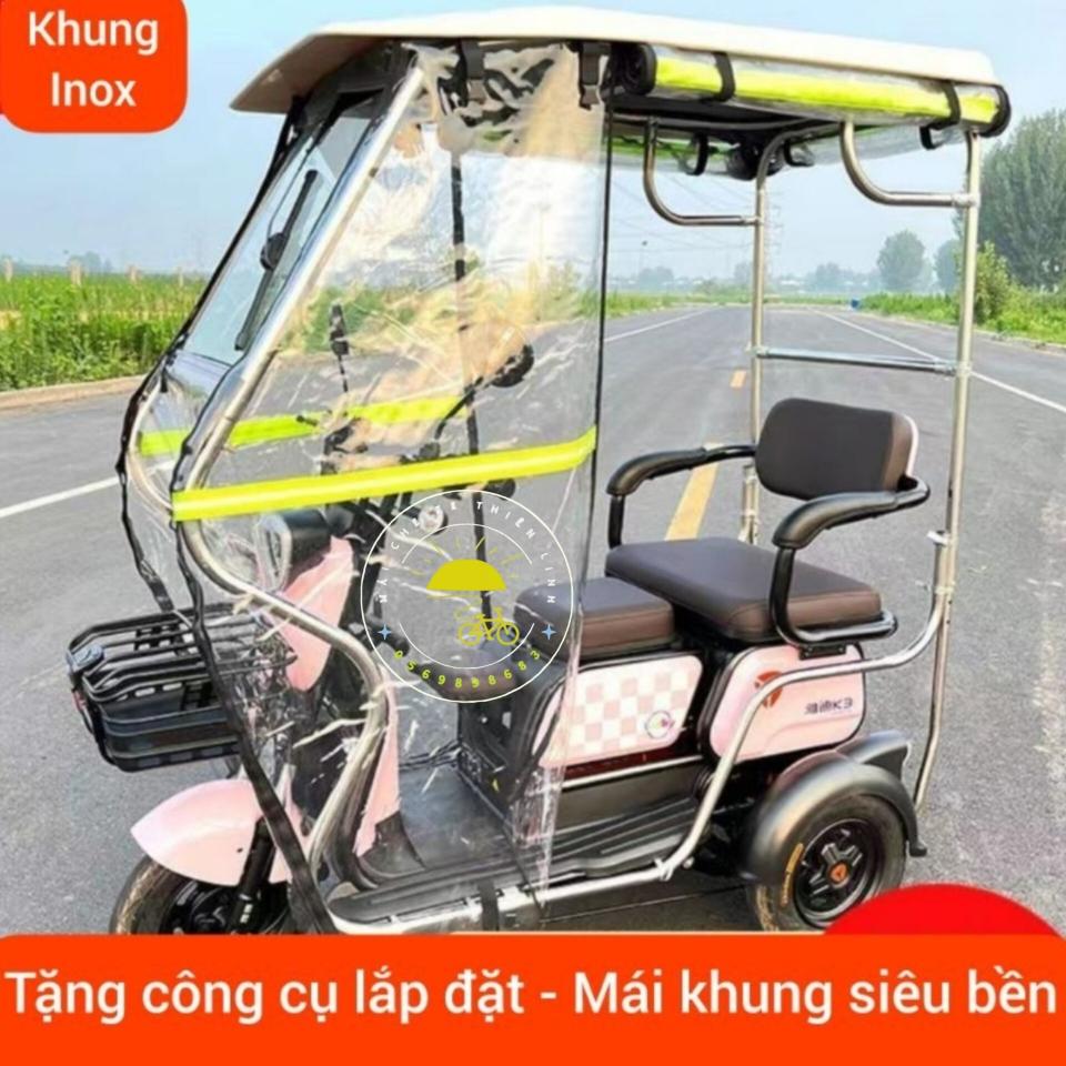 Mái che xe - khung inox - mái composite - lắp thân xe - 1840-duoc-ban-tai-Mái che xe máy và xe điện Thiên Linh