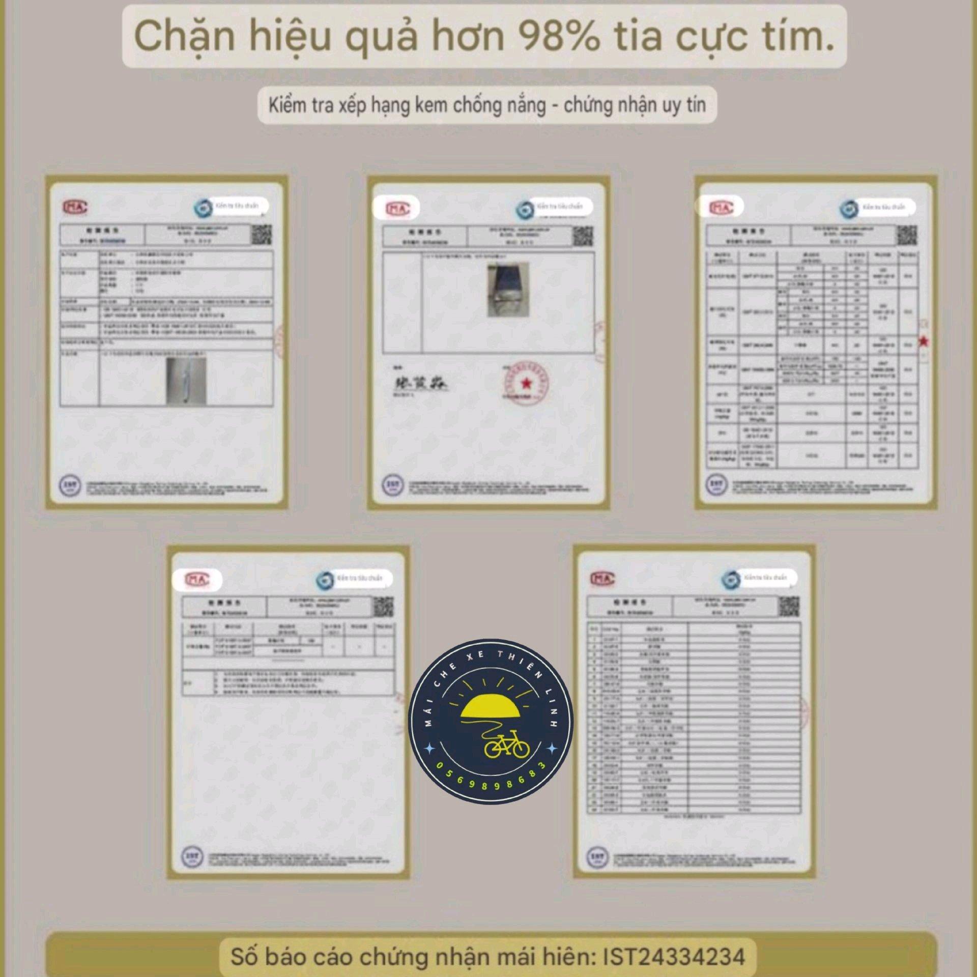 Mái che xe - bạt - đôi - gấp gọn phút mốt - bắt vào thân xe - 740 (cho xe ga và xe điện có chỗ để chân)-duoc-ban-tai-Mái che xe máy và xe điện Thiên Linh