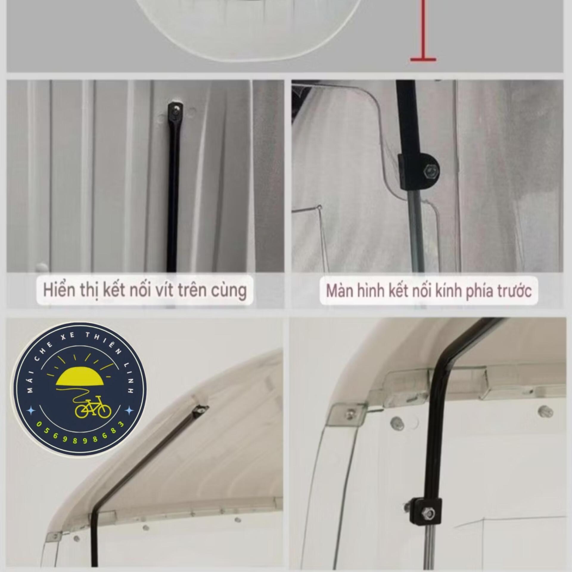 Mái che xe - nhựa - đôi - lắp chân gương - 720-duoc-ban-tai-Mái che xe máy và xe điện Thiên Linh