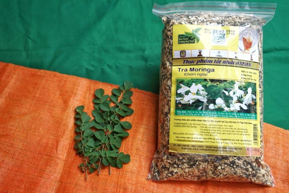 Trà chùm ngây 500gr-duoc-ban-tai-HOÀNG HOA THÔN