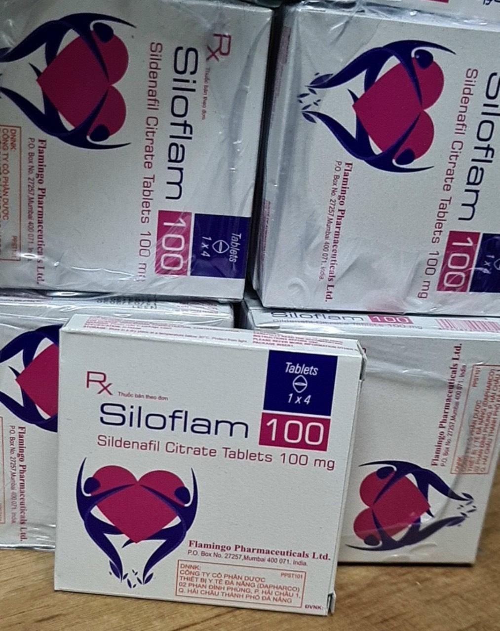 SiloFlam 100 (Sidenafin 100mg) INDIA-duoc-ban-tai-Dược Châu Long