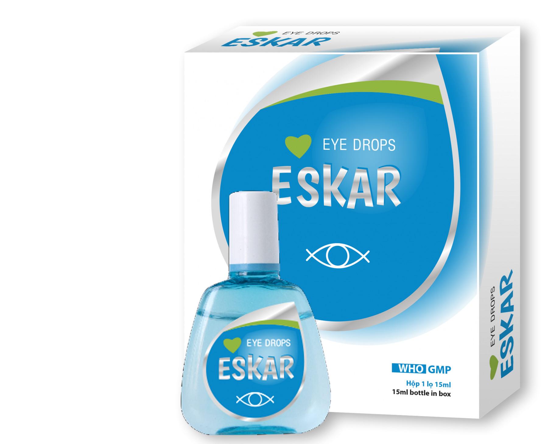 ESKAR NHỎ MẮT DK PHARM Lọ 10 Ml Lốc 10 Lọ-duoc-ban-tai-Dược Châu Long