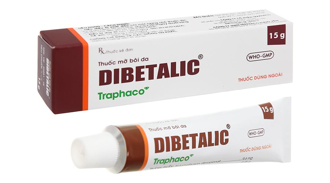 Dibetalic Tuýp Bôi 15G  Traphaco-duoc-ban-tai-Dược Châu Long