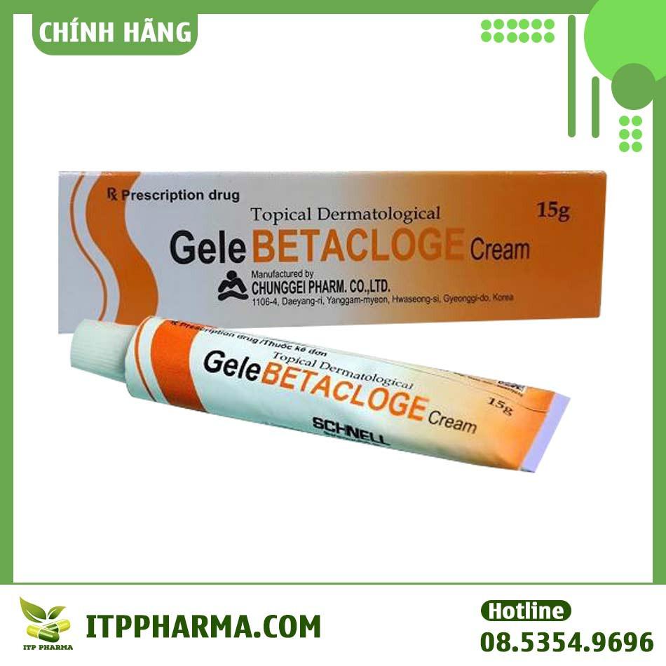 GELE  Betacloge ( Beta + Clotrima + Genta ) Tuýp 15G  DB-duoc-ban-tai-Dược Châu Long