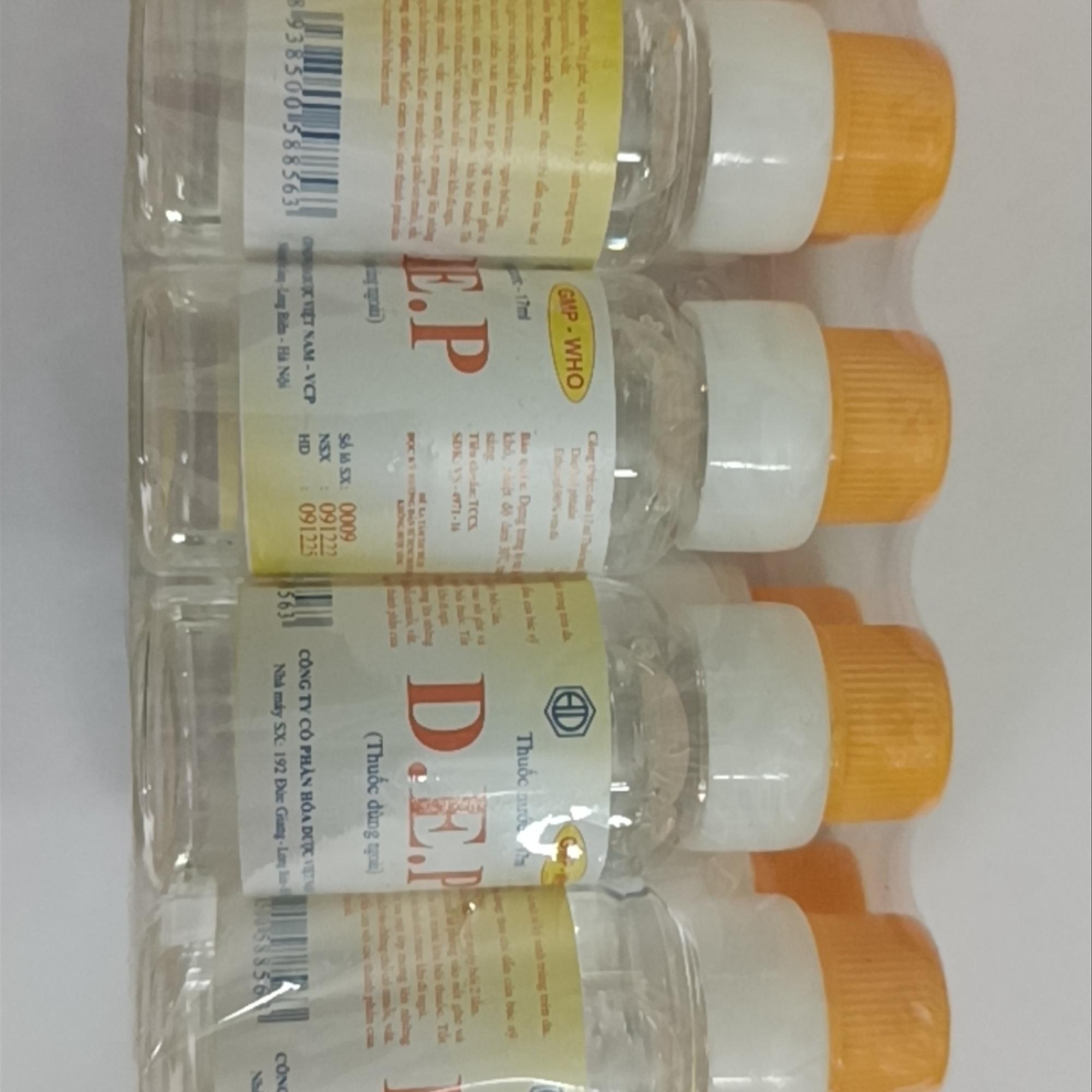 DEP nước lọ hoá dược liệu VN (chai thuỷ tinh đắt)-duoc-ban-tai-Dược Châu Long