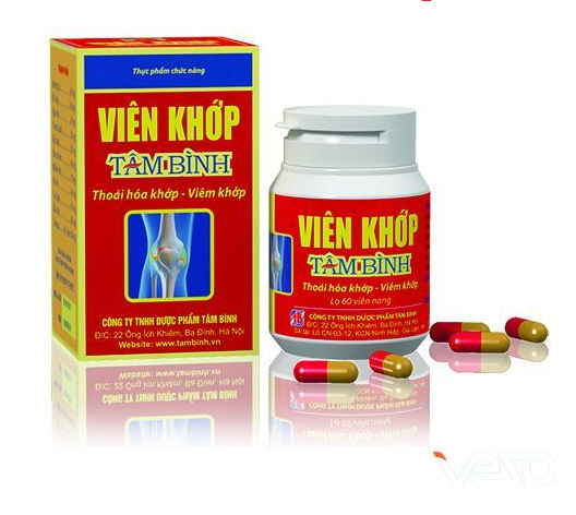 Viên khớp Tâm Bình Lọ 60 Viên-duoc-ban-tai-Dược Châu Long