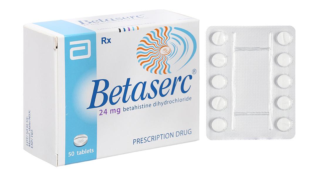  1 Hộp 5 Vỉ  Betaserc 24 mg Abbott - France Hộp 5 Vỉ x 10 Viên-duoc-ban-tai-Dược Châu Long