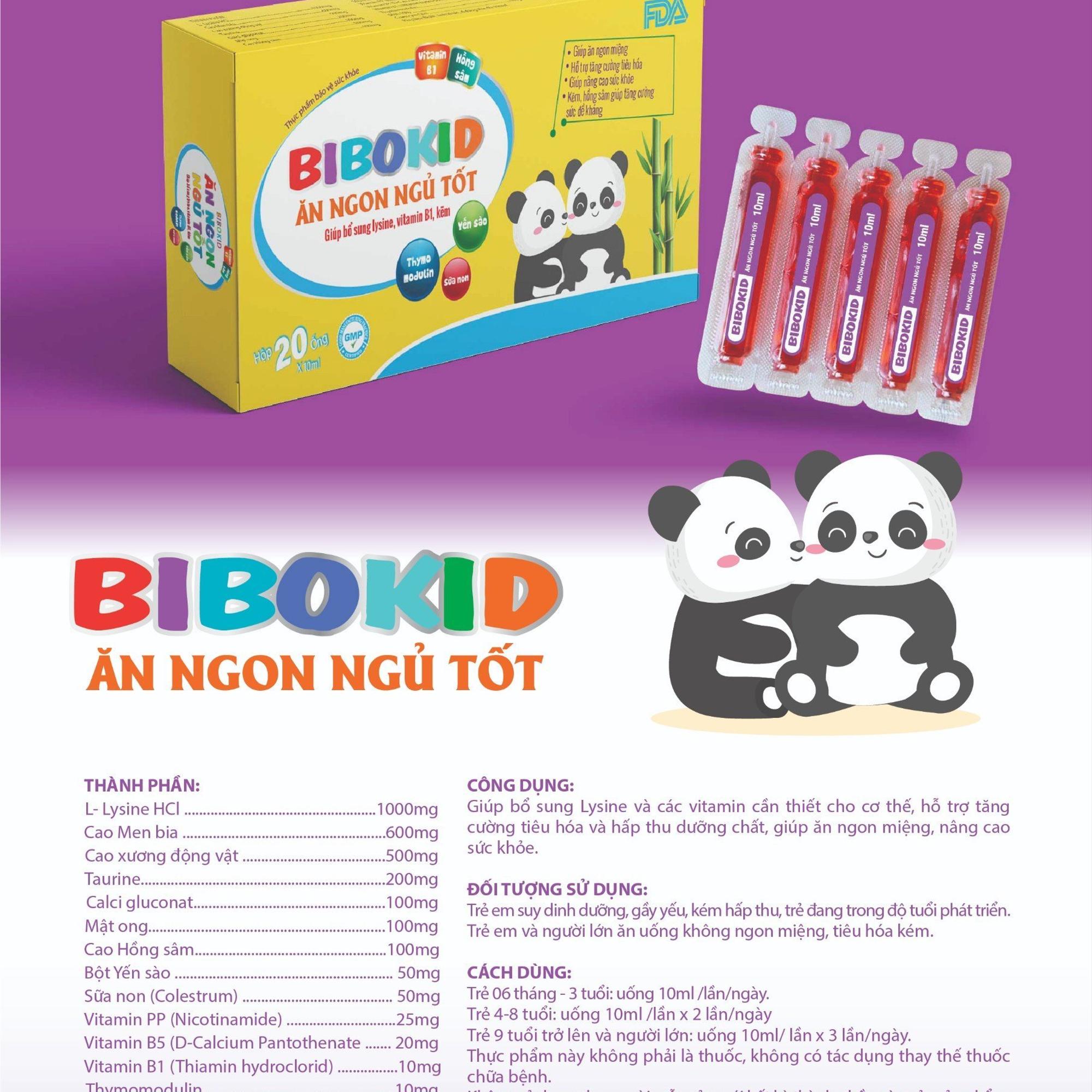 BOBOKID Ăn Ngon Hộp 20 ống MEBIPHAR ( Hạn 6/2026 )-duoc-ban-tai-Dược Châu Long