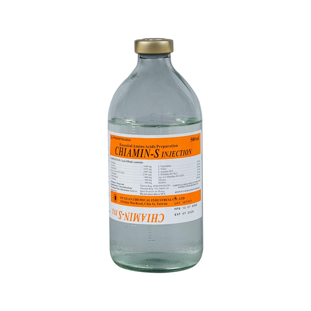 Chiamin Chai TO  500ml  Đạm Truyền  Đài Loan   -duoc-ban-tai-Dược Châu Long