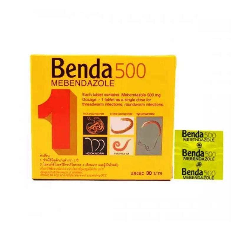  1 Hộp Nhỏ Benda 500 ( Mebendazol ) Hộp 1 Viên -duoc-ban-tai-Dược Châu Long