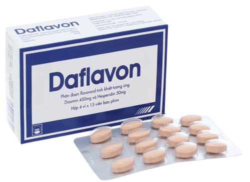 DAFLAVON Pymeco Hộp 4 Vỉ x 15 Viên-duoc-ban-tai-Dược Châu Long