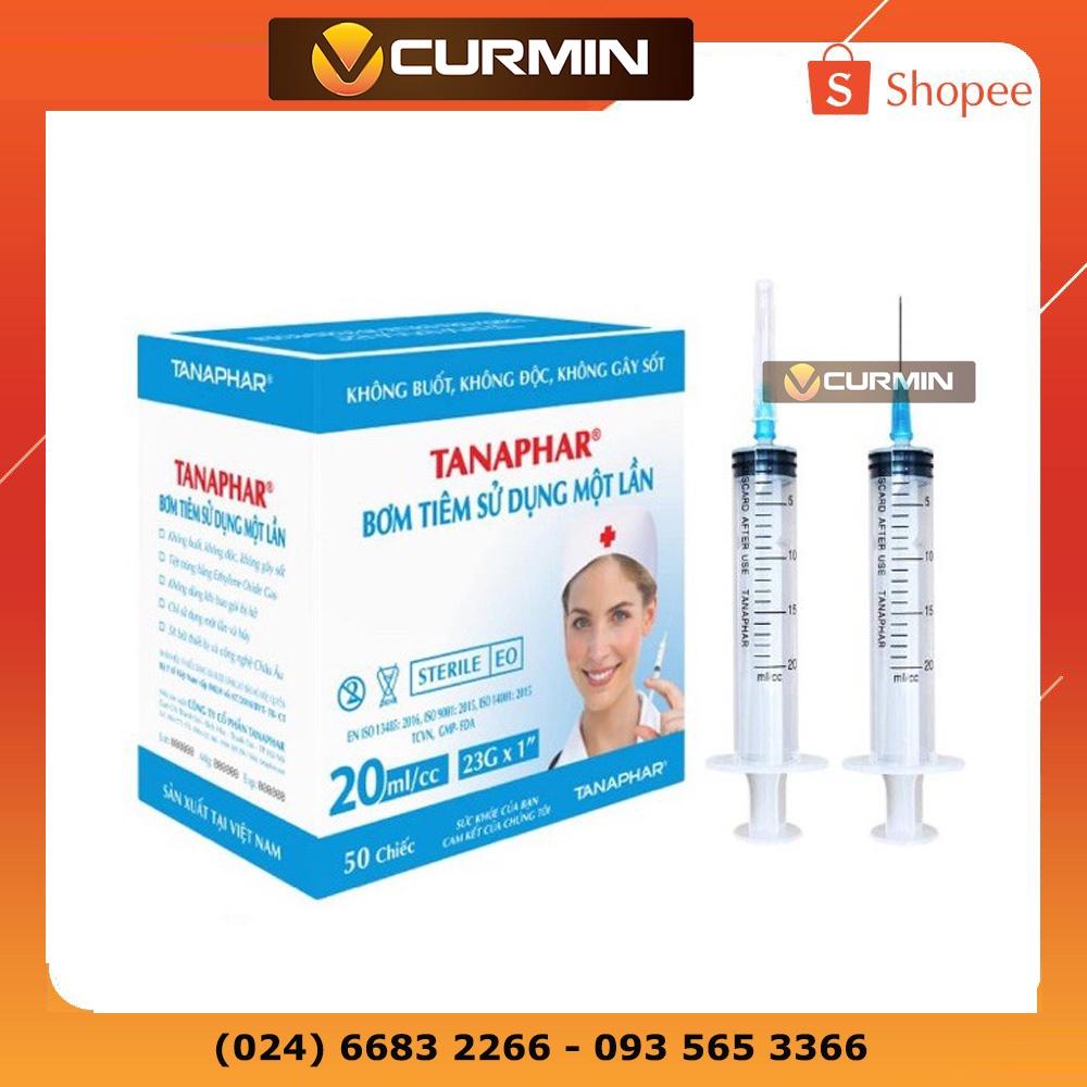 Bơm 20 ML  TANAPHAR -  Chiếc  Hộp 50 Chiếc-duoc-ban-tai-Dược Châu Long