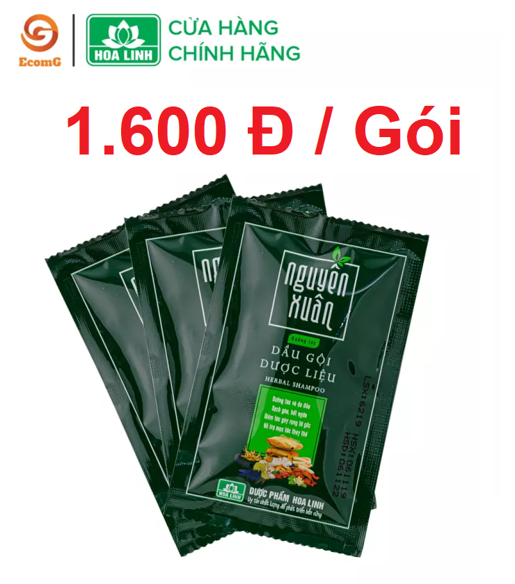Dầu Gội Nguyên Xuân Gói 5,5ml Hoa Linh-duoc-ban-tai-Dược Châu Long