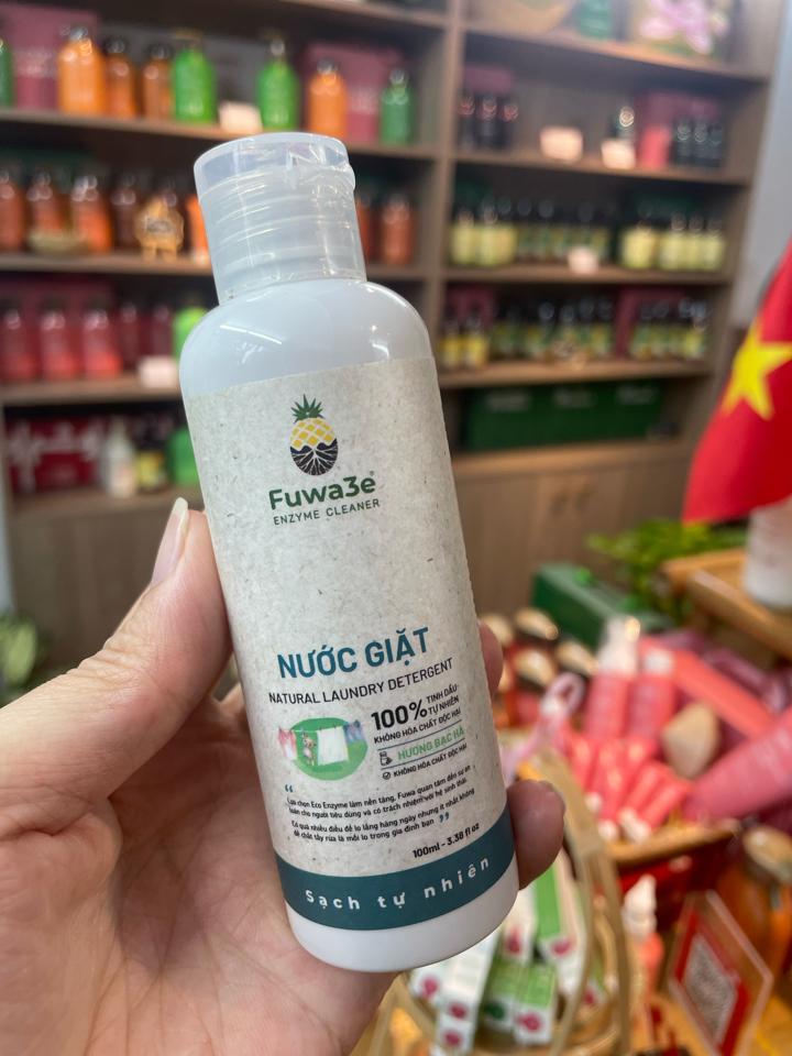 Nước giặt mini 100ml-duoc-ban-tai-TRẠM SỐNG XANH