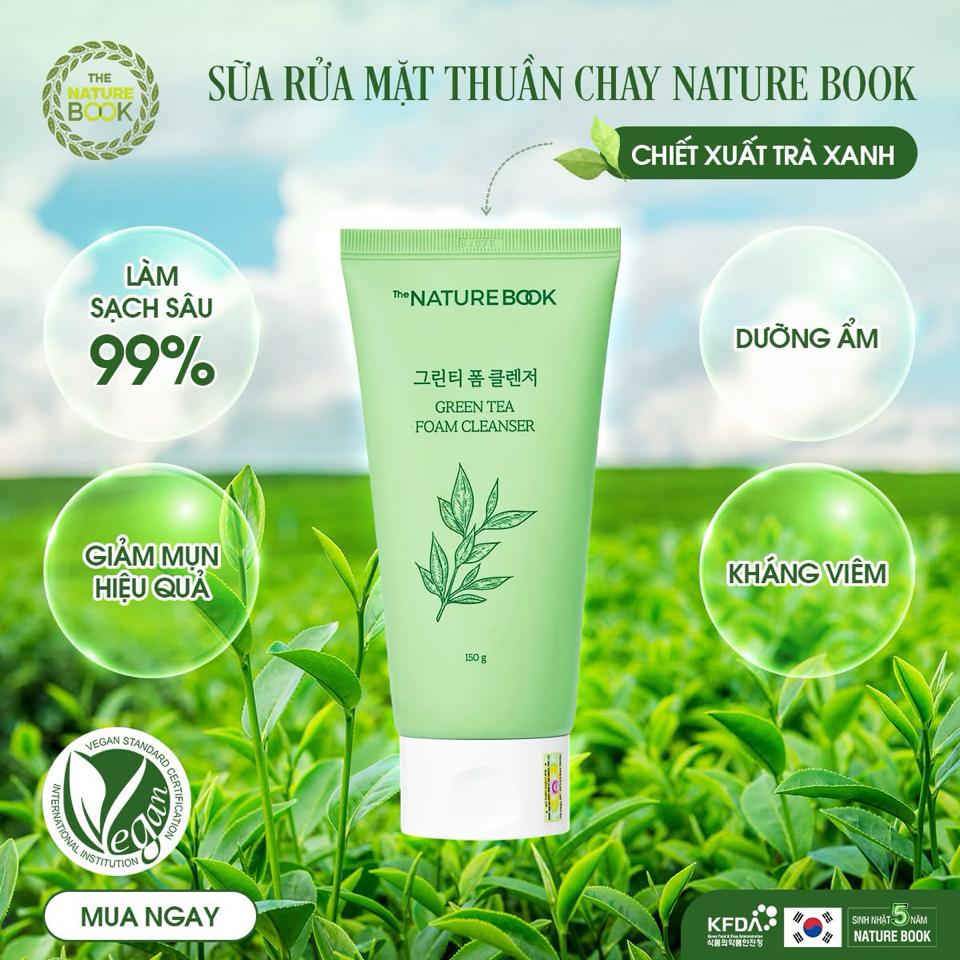 Sữa rửa mặt Trà Xanh -duoc-ban-tai-TRẠM SỐNG XANH